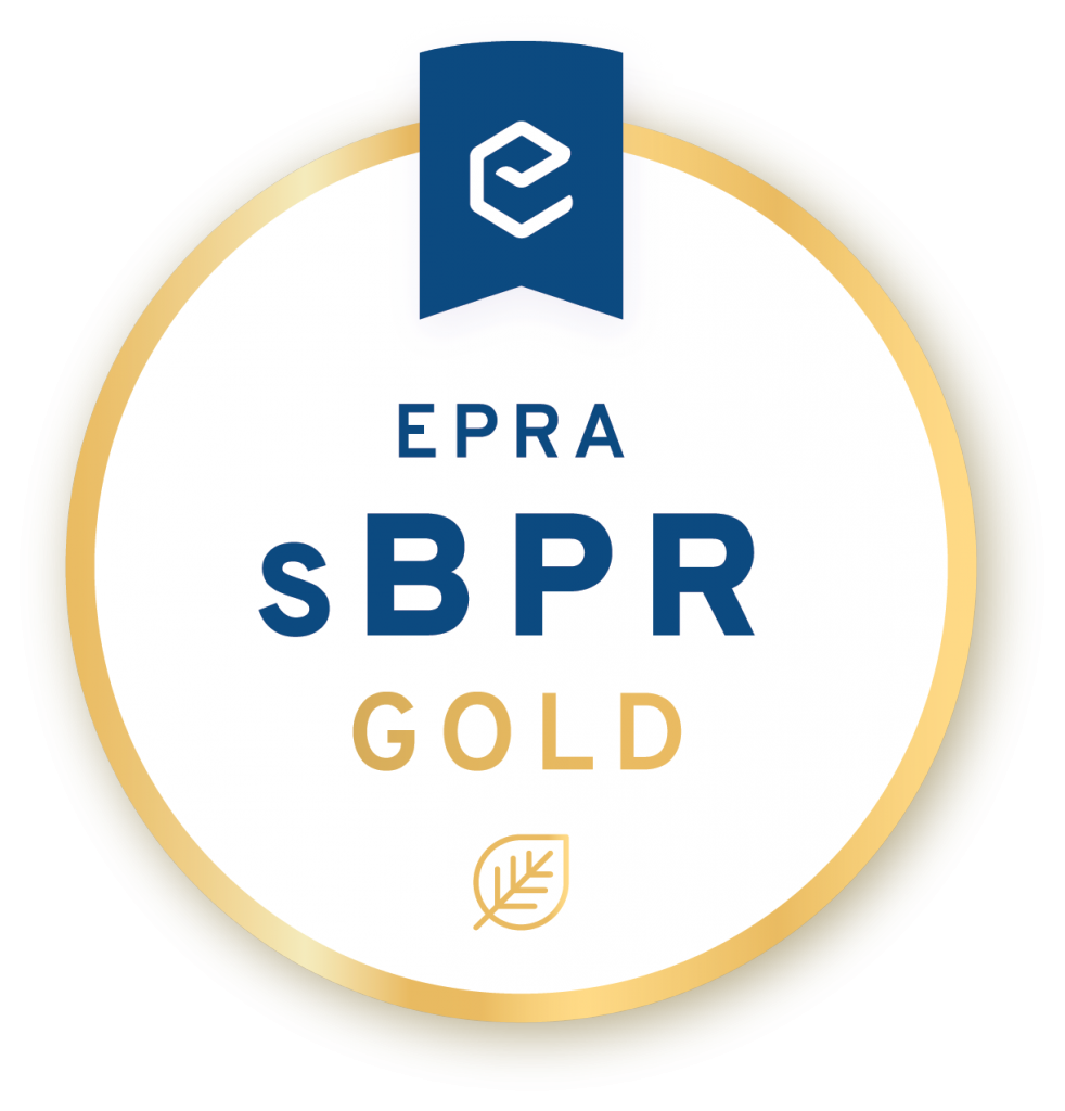 Il Bilancio di sostenibilità premiato con l’EPRA sBPR Gold Award